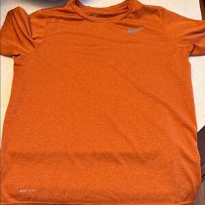Nike  Burnt Orange Dri-FIT Tee